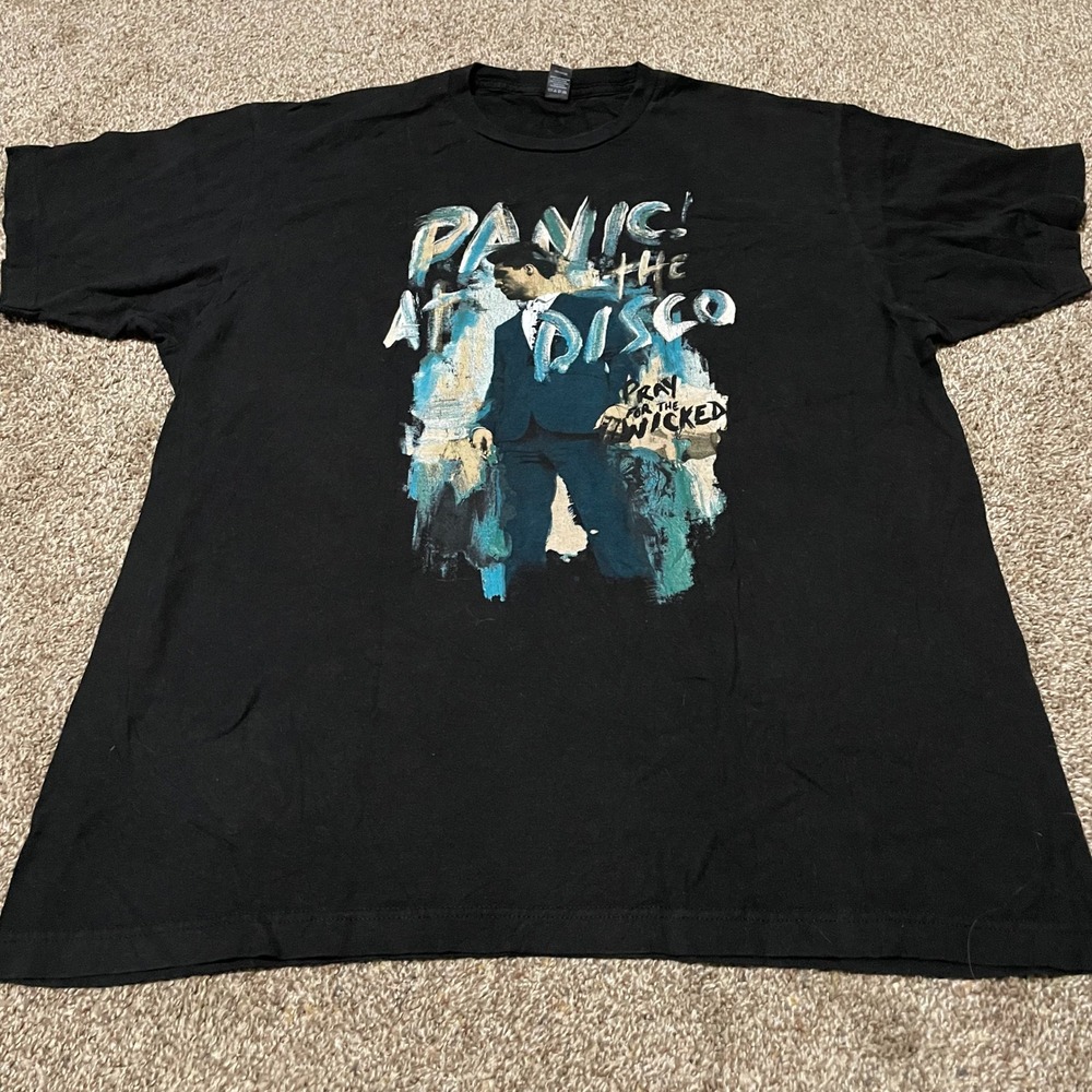 Panic! At The Disco Pray For The Wicked Tour Black T Shirt XL